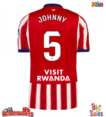 Atletico Madrid Johnny Cardoso #5 Replica Home Stadium Shirt 2026-27 Short Sleeve